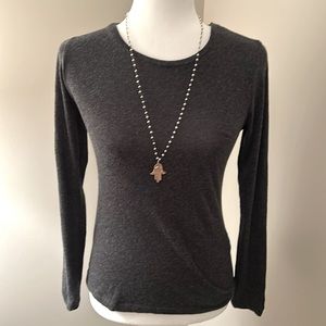 Majestic Filatures long-sleeve crewneck t-shirt, Size 2/Small